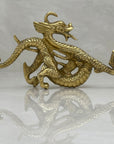 Vintage Brass Spitfire Dragon