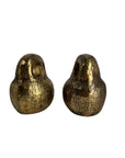 Vintage Seiden Brass Owls – Mid-Century Modern Pair