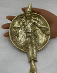 Vintage Brass Jester Trinket Dish
