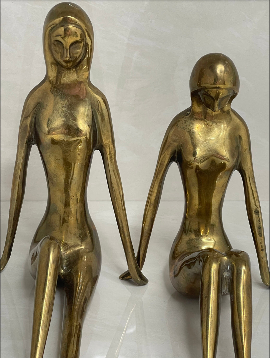 Vintage Brass Ladies-Pair