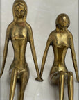 Vintage Brass Ladies-Pair