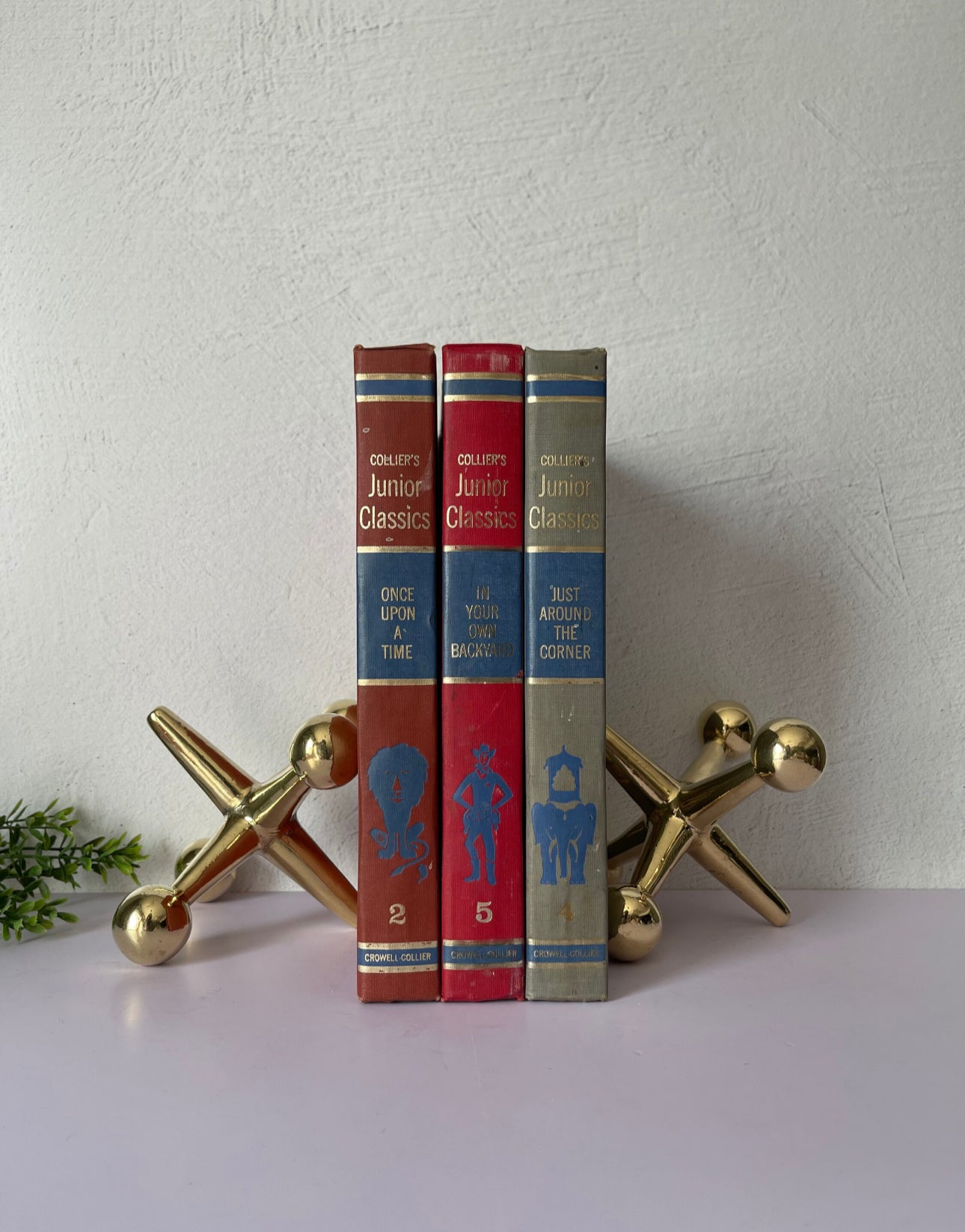 Vintage Brass Jax- A Pair