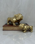 Pair of Vintage Brass Bulldogs - A Tribute to Fatherhood and Friendship