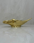 Vintage Brass Swan Trinket Dish