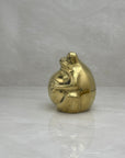 Vintage Brass Big Belly Frog Coin/Wish Bank