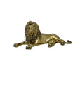 Highly Detailed Vintage Brass Lion