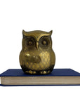 Vintage Brass Owl Coin/Wish Bank
