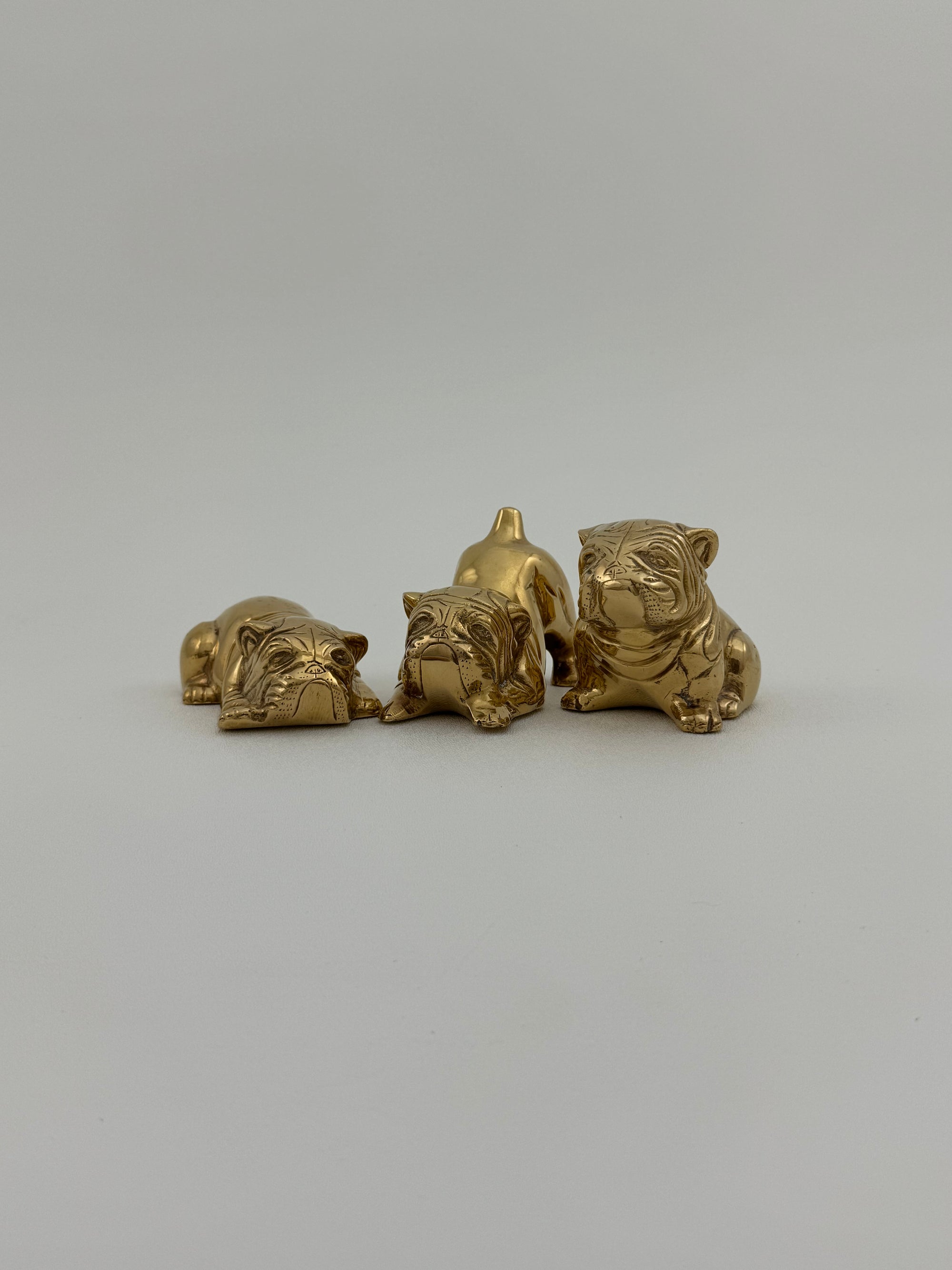Vintage Brass Bulldogs Trio