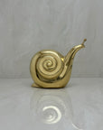 Large Vintage Brass Snail-By Dolbi Cashier