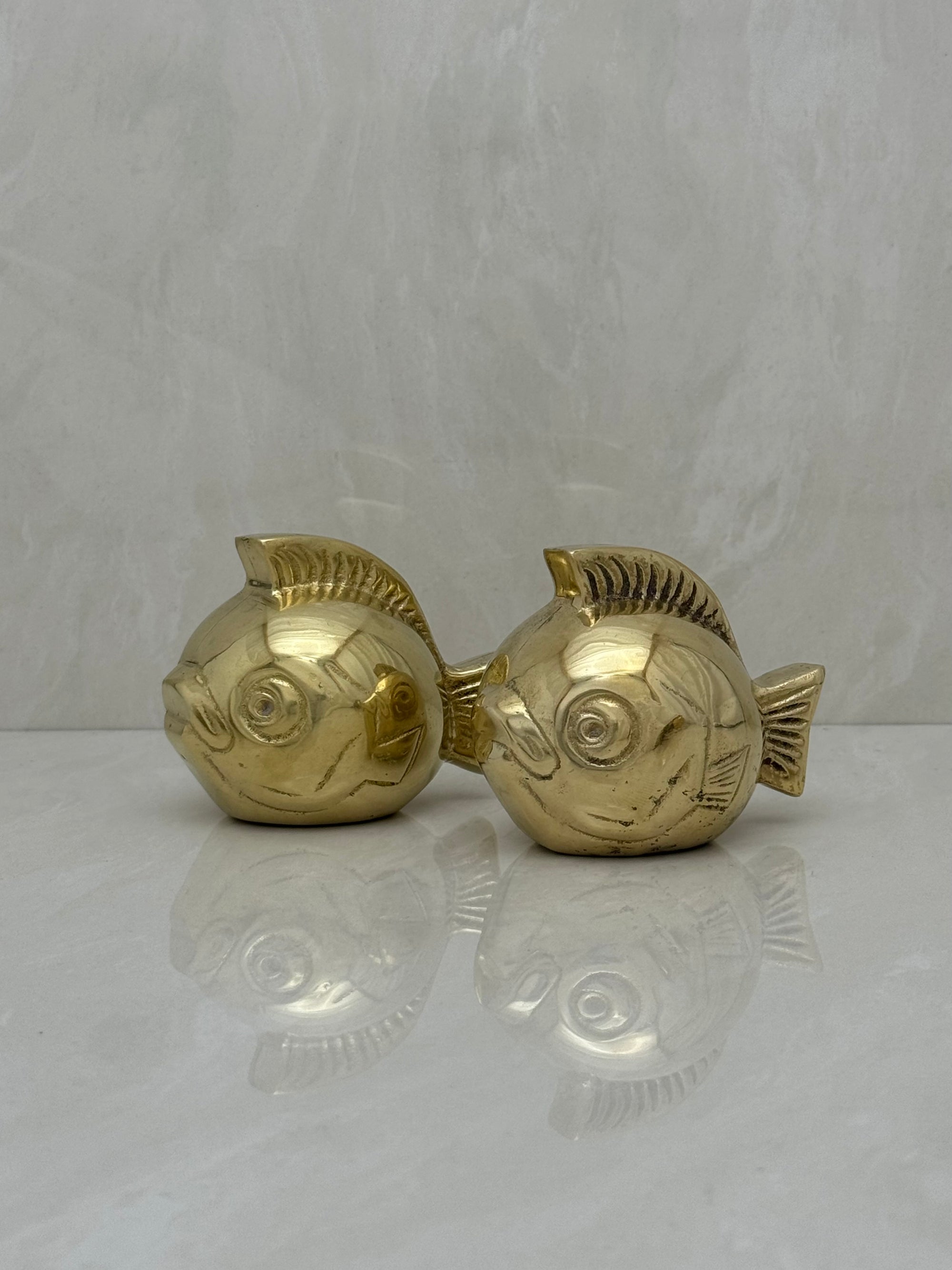 Vintage Brass Fish-A Pair