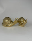 Vintage Brass Snails-A Pair