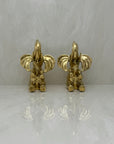 Vintage Brass Elephants-A Pair