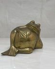 Vintage Brass Frog