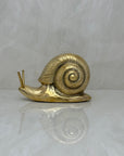 Vintage MCM Brass Snail