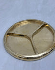 Vintage Brass Fox Head Dresser Tray