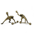 Vintage Brass Workout Frogs-A Pair