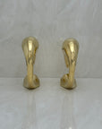 Vintage Brass Toucan Bookends- A Pair