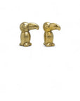 Small Vintage Brass Toucans-A Pair