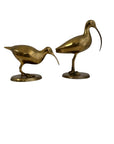 Vintage Brass Shore Birds