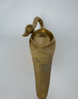 Vintage Brass Swan Trinket Dish- XL