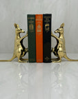 Vintage Brass Kangaroo Bookends-A Pair