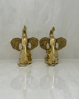 Vintage Brass Elephants-A Pair