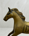 Vintage Brass Rocking Horse- Large