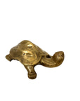 Vintage Brass Turtle Figurine
