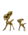 Vintage Brass Mama and Baby Deer or Big Sister Little Sister– The Golden Bond