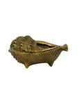 Vintage Brass Conch Shell Dish/Planter