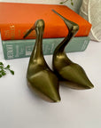 Vintage Brass MCM Sleek Beak Ducks- A Pair