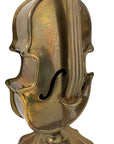 Vintage Brass Violin Figurines