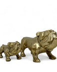 Pair of Vintage Brass Bulldogs - A Tribute to Fatherhood and Friendship