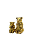 Vintage Brass Bear Figurines | Dapper Bowtie Duo