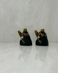 Vintage Bombay Frog on Rock Bookends-A Pair