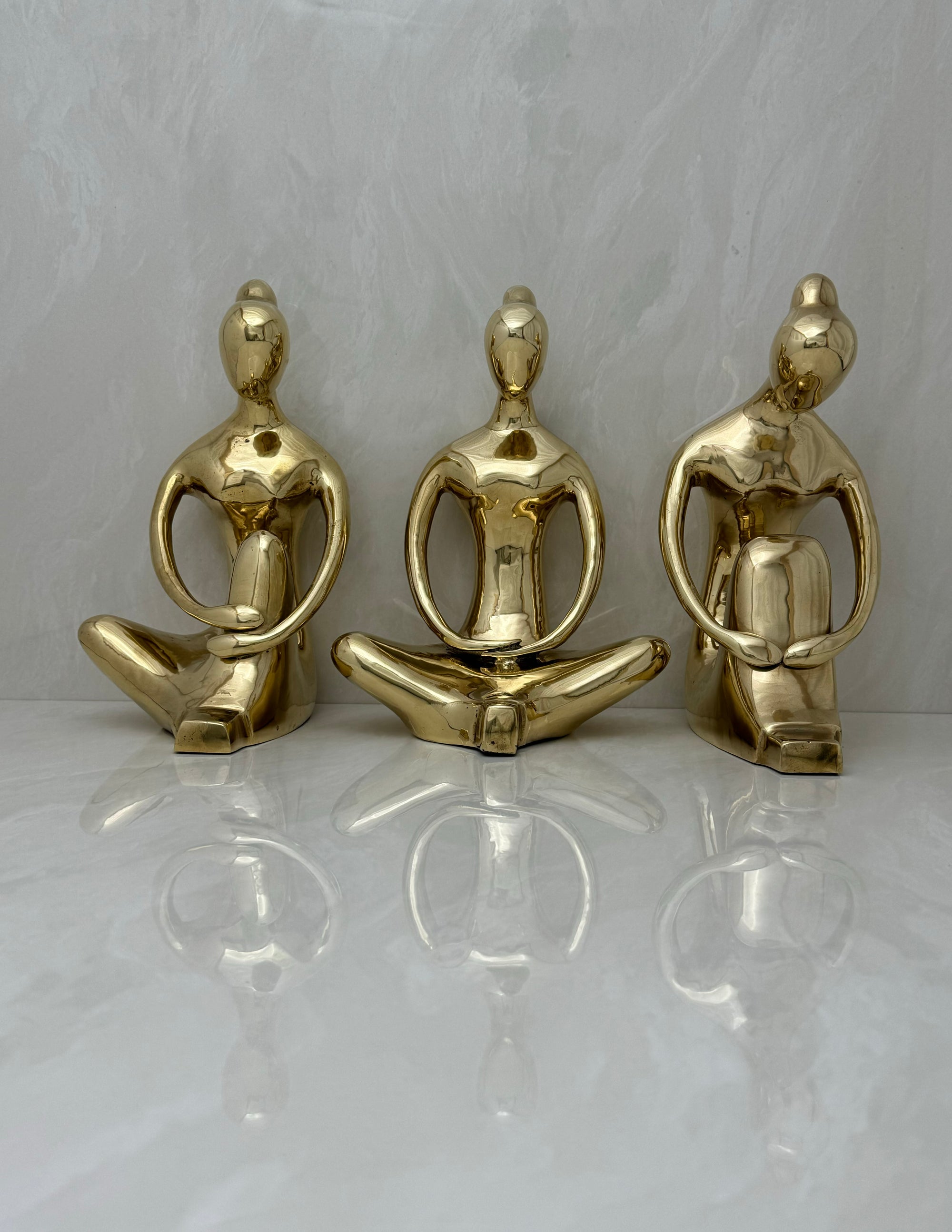 Vintage Brass Ladies-A Set of Three