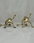 Vintage Brass Workout Frogs-A Pair