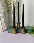 Vintage Mini Brass Pineapple Taper Candleholders