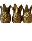 Vintage Mini Brass Pineapple Taper Candleholders