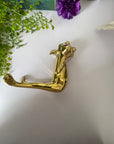 Vintage Brass Frog Plant Hanger