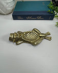 Vintage Brass Frog Ashtray