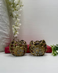 Pretty Vintage Brass Votive Candleholders