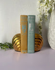 Vintage Brass Shell Bookends