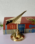 Vintage Brass Jet on Stand
