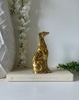 Vintage Brass Dog