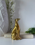 Vintage Brass Dog