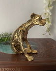 Old Vintage Brass Dog