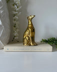 Vintage Brass Dog