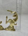 Small Bunny Rabbit Bookend Pair