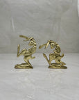 Small Bunny Rabbit Bookend Pair